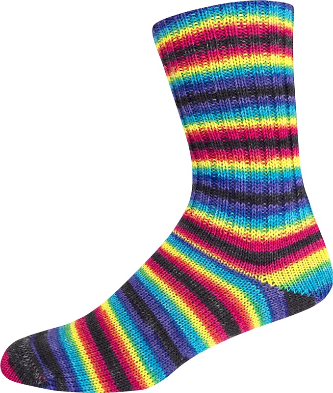 Supersocke 100 mit Aloe Vera und Jojoba Öl,  4-fach von ONline Sort. 356 Moonlight Color - 2966