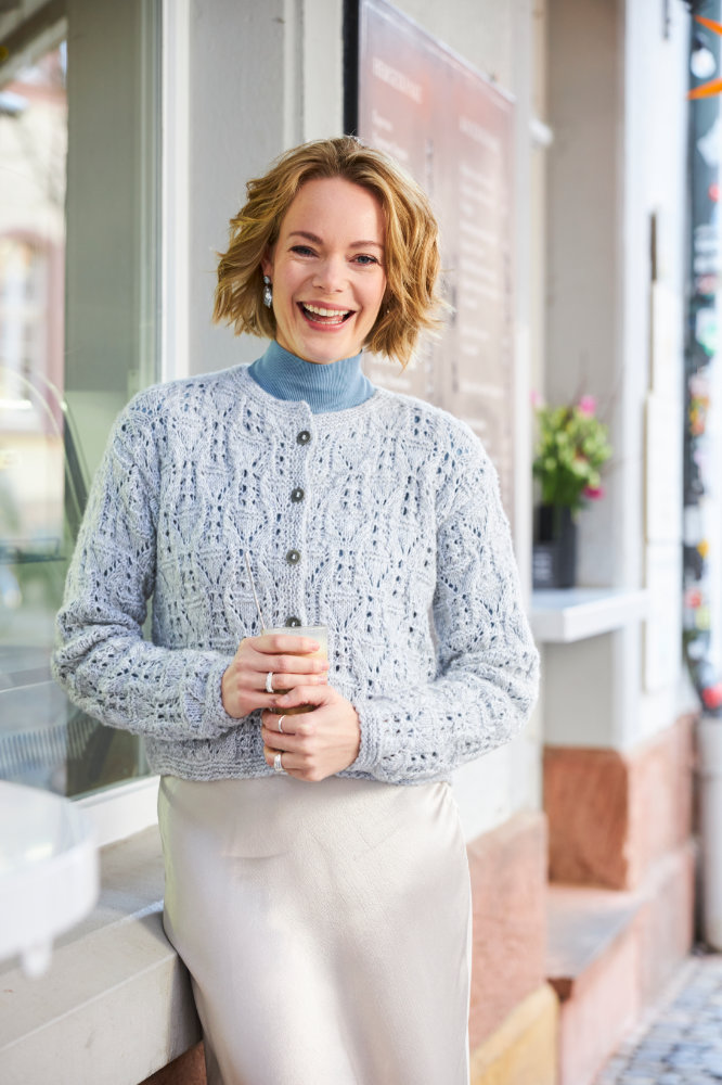 Kurzjacke im Ajourmuster | Anleitungsheft | Wolle Sydney  | Stricken | Pro Lana, Christophorus Verlag