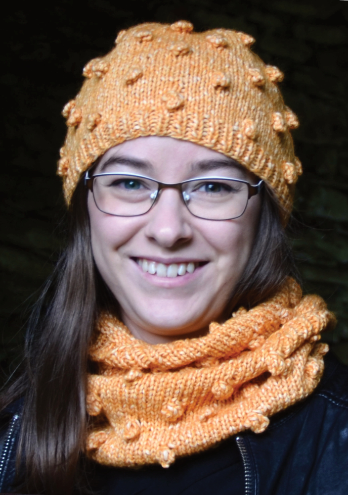 Mütze und Loop Bubble | Einzelanleitung | Wollpaket mit Woodstock  | Stricken | Claudine