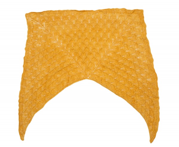 Tuch "Peacock Shawl"  | Wollpaket mit 6 Karat  | Stricken | Bernd Kestler