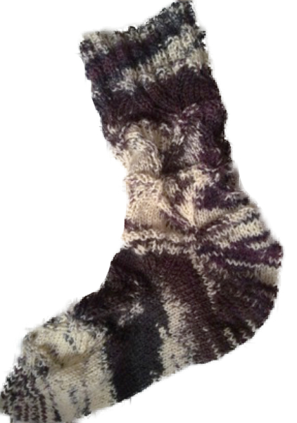 Sockenferse Hybrid für Toe Up Socken - Nadelspiel | Einzelanleitung | Stricken | Sylvie Rasch