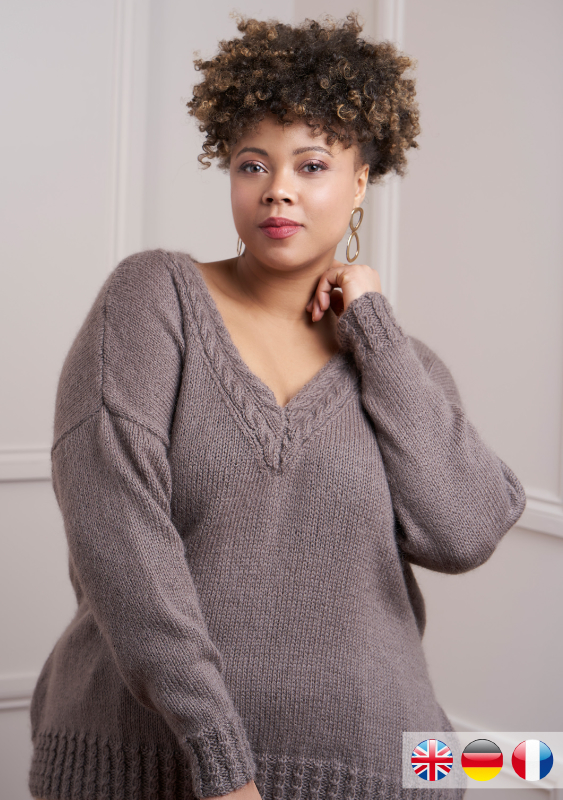 Pullover Wren | Einzelanleitung | Stricken | Chloe Thurlow