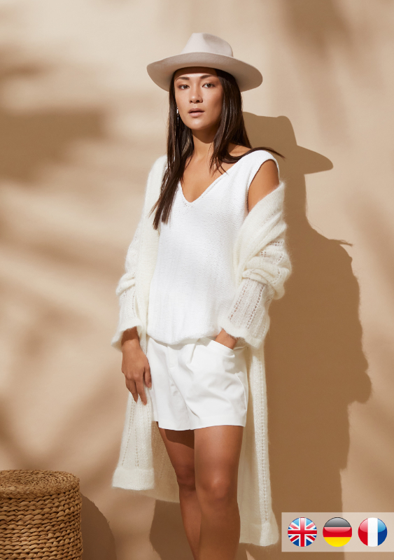 Mantel Feather | Einzelanleitung | Stricken | Quail Studio