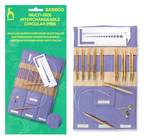 Nadelspitzen Set Bamboo von Pony