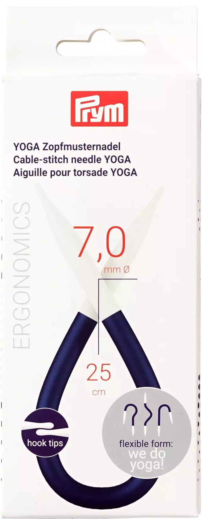 Zopfmusternadel Yoga 7,00 mm prym.ergonomics