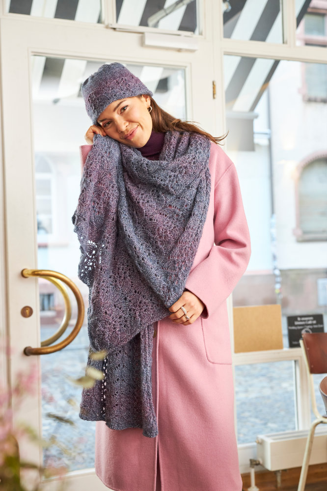 Tuch mit Fantasiemuster | Anleitungsheft | Wolle Melbourne  | Stricken | Pro Lana, Christophorus Verlag