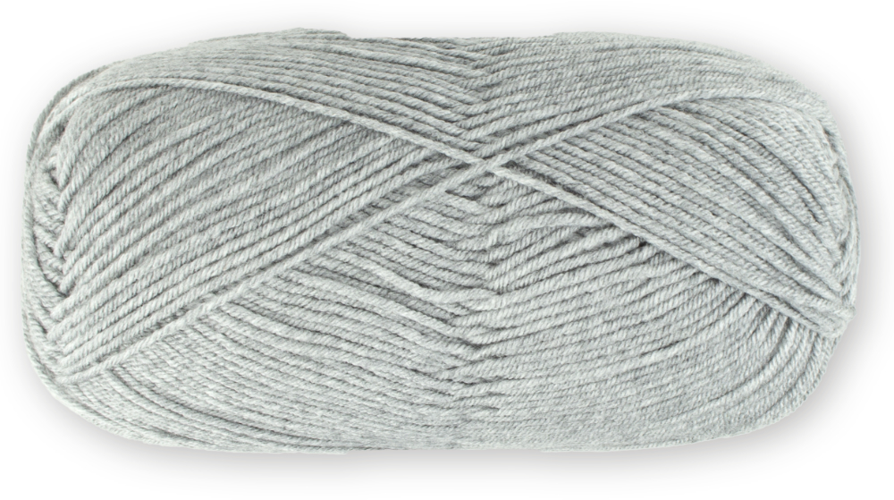 Deluxe 100 von Pro Lana 0095 - grau meliert