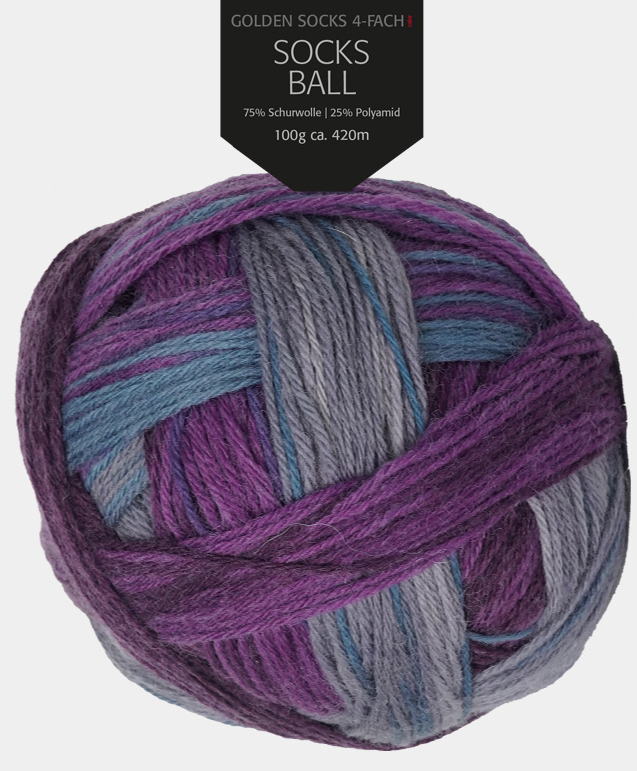 Golden Socks Ball - 4-fach Sockenwolle von Pro Lana