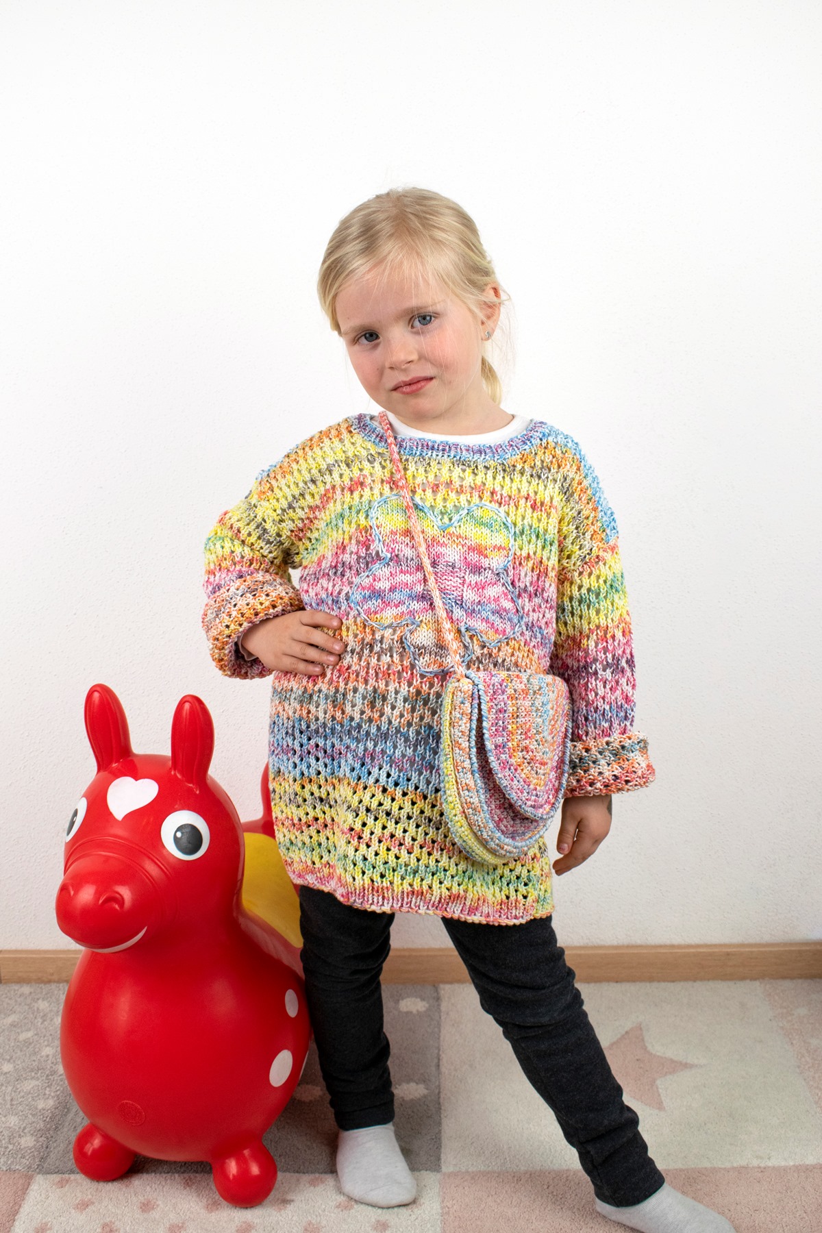 Häkeltasche ( ohne Pullover ) | Wollpaket mit Orata Design Color Linie 514 | Häkeln
