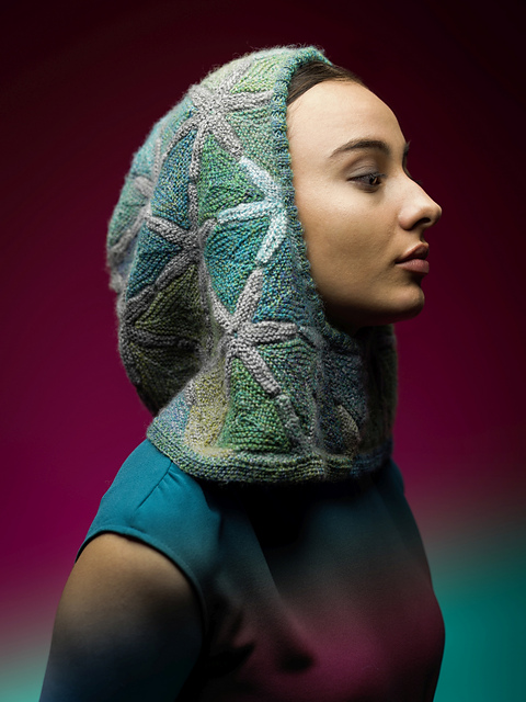 Kapuze"Green Zone" | Anleitungsheft | Wolle Crazy Perlen  | Stricken | Unjung Yun