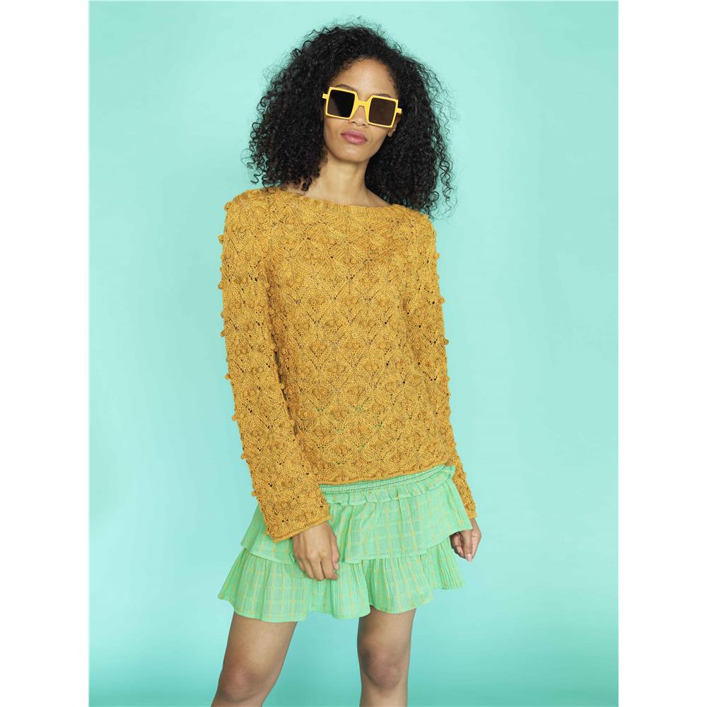 Pullover "Bubble Bobble"  | Wollpaket mit Bio Merinos  | Stricken | Unjung Yun