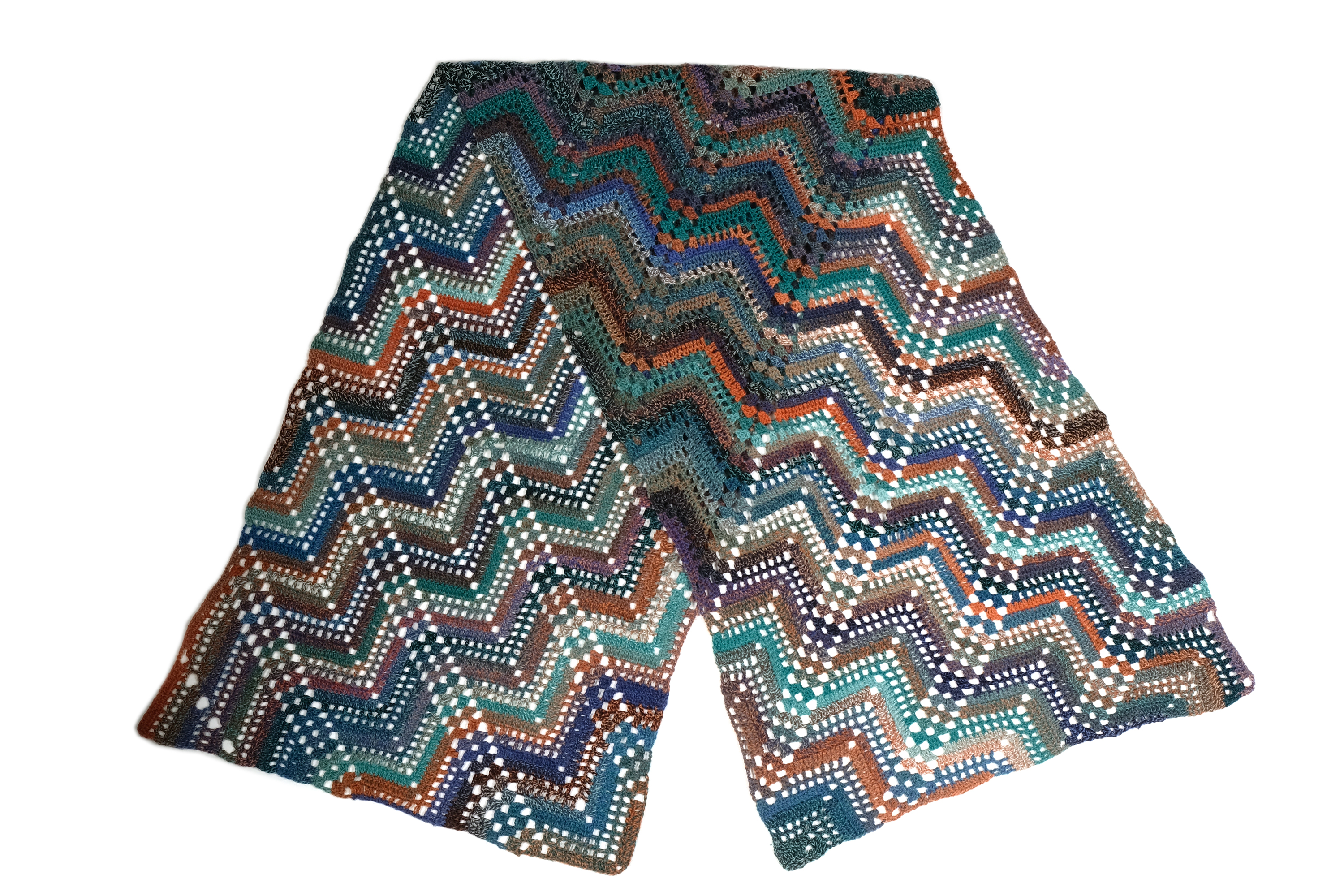 Schal "Asmenedas" | Anleitungsheft | Wolle Zauberball® Crazy  | Häkeln | Anna-Maria Busch