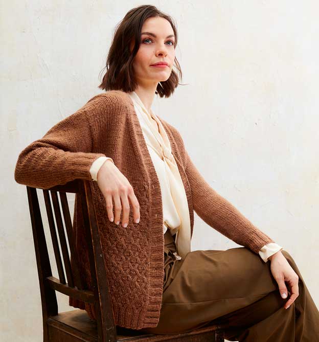 Stricken mit Struktur - Pullis, Schals und Co. mit Mustern in Gr. XS–2XL