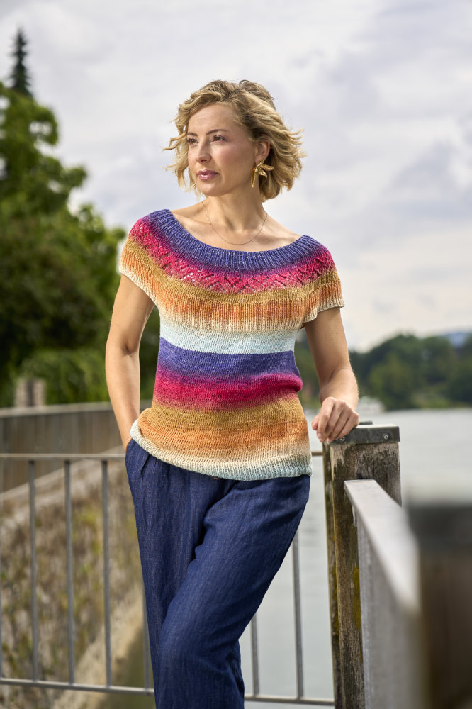 Strickshirt mit Rundpasse | Anleitungsheft | Wolle 1-2-3 Ideen  | Stricken | Pro Lana, Silvia Jäger, Andel Konrad