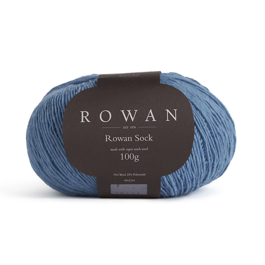Sock 4-fach Sockenwolle von Rowan 0007 - Sapphire