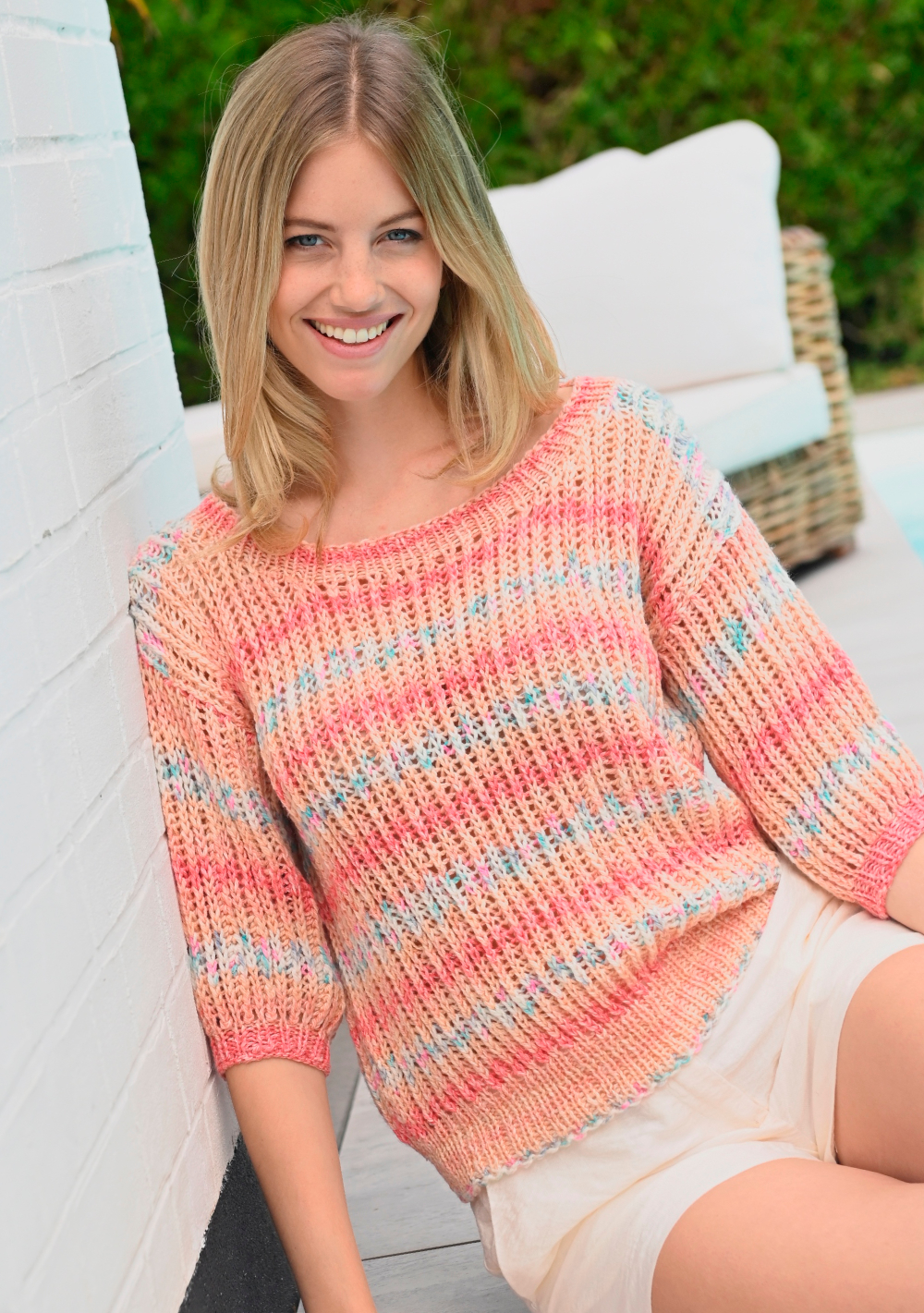 Kurzarmpullover  | Wollpaket mit Marly Linie 506  | Stricken | ONline