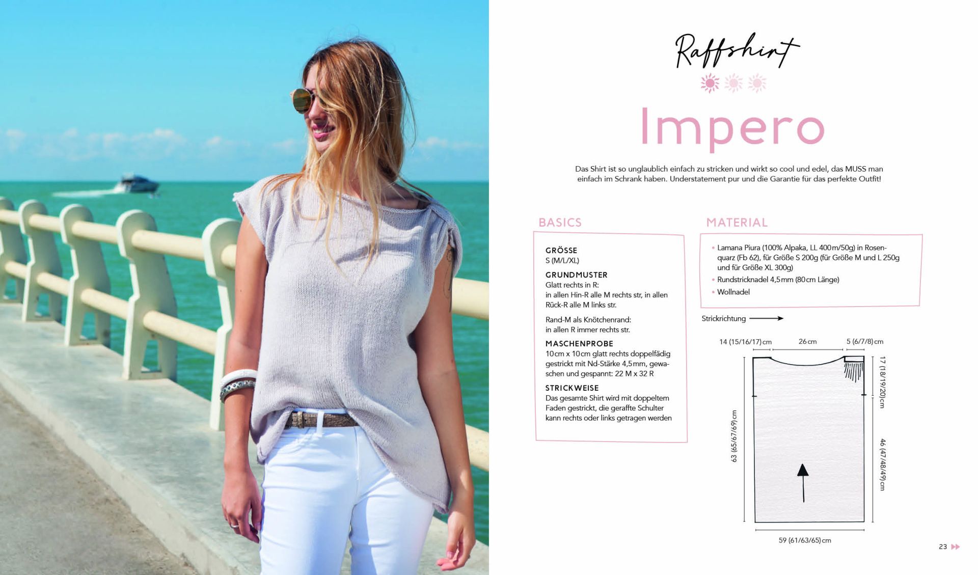 Shirts, Tops und Tücher stricken