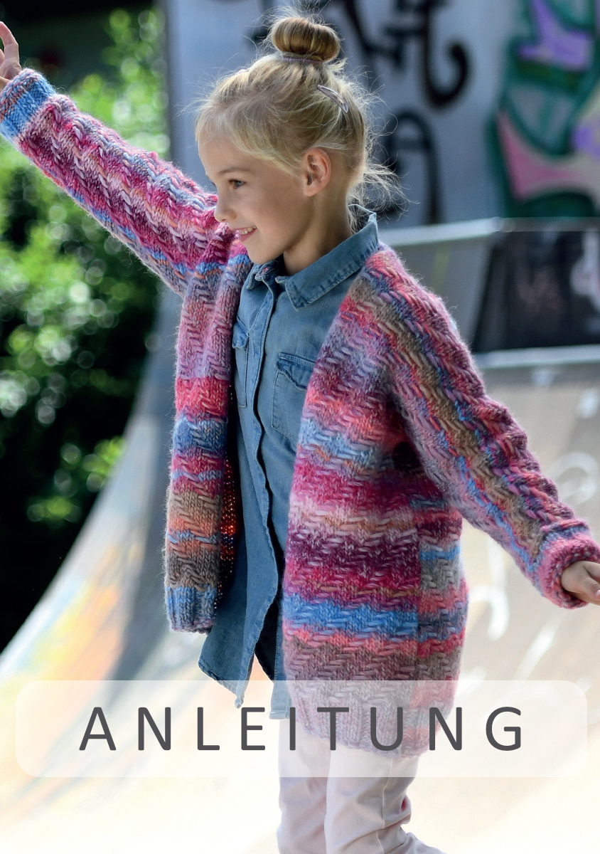 Kimonojacke | Anleitung als PDF | Stricken