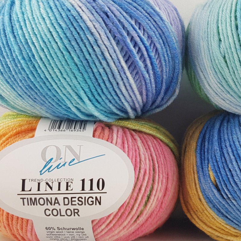 Timona Linie 110 Design Color von ONline 0302 - rosa/hellblau