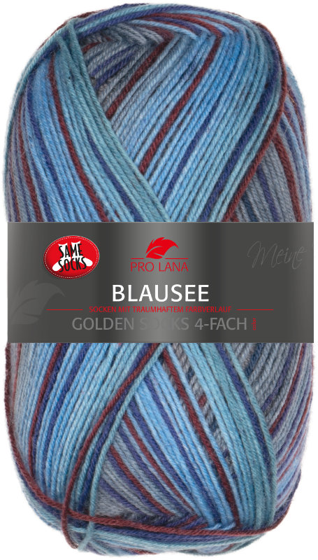 Blausee *Same Socks* Golden Socks - 4-fach Sockenwolle von Pro Lana 368.05