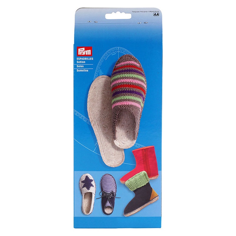 Espadrilles Sohlen *altes Design* von Prym 44