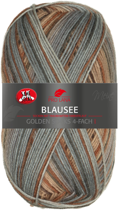 Blausee *Same Socks* Golden Socks - 4-fach Sockenwolle von Pro Lana 368.02