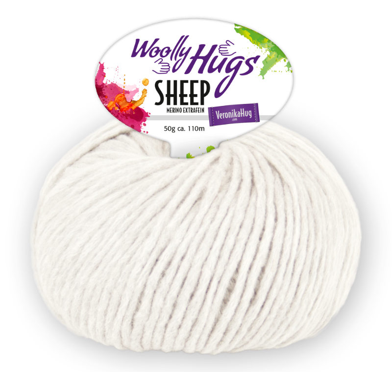 SHEEP von Woolly Hug's 0002 - weiß