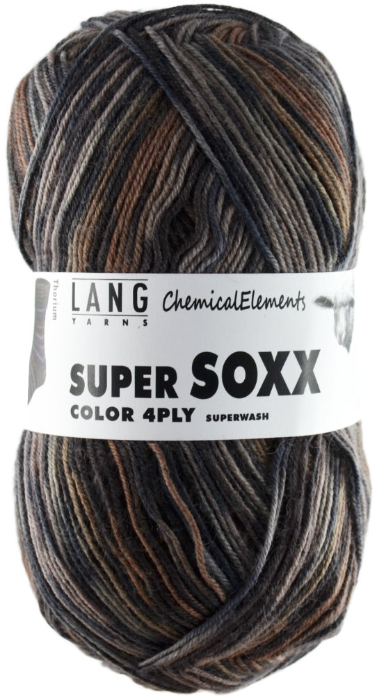 Super Soxx 4-fach von Lang Yarns ChemicalElements - 0348 - Thorium