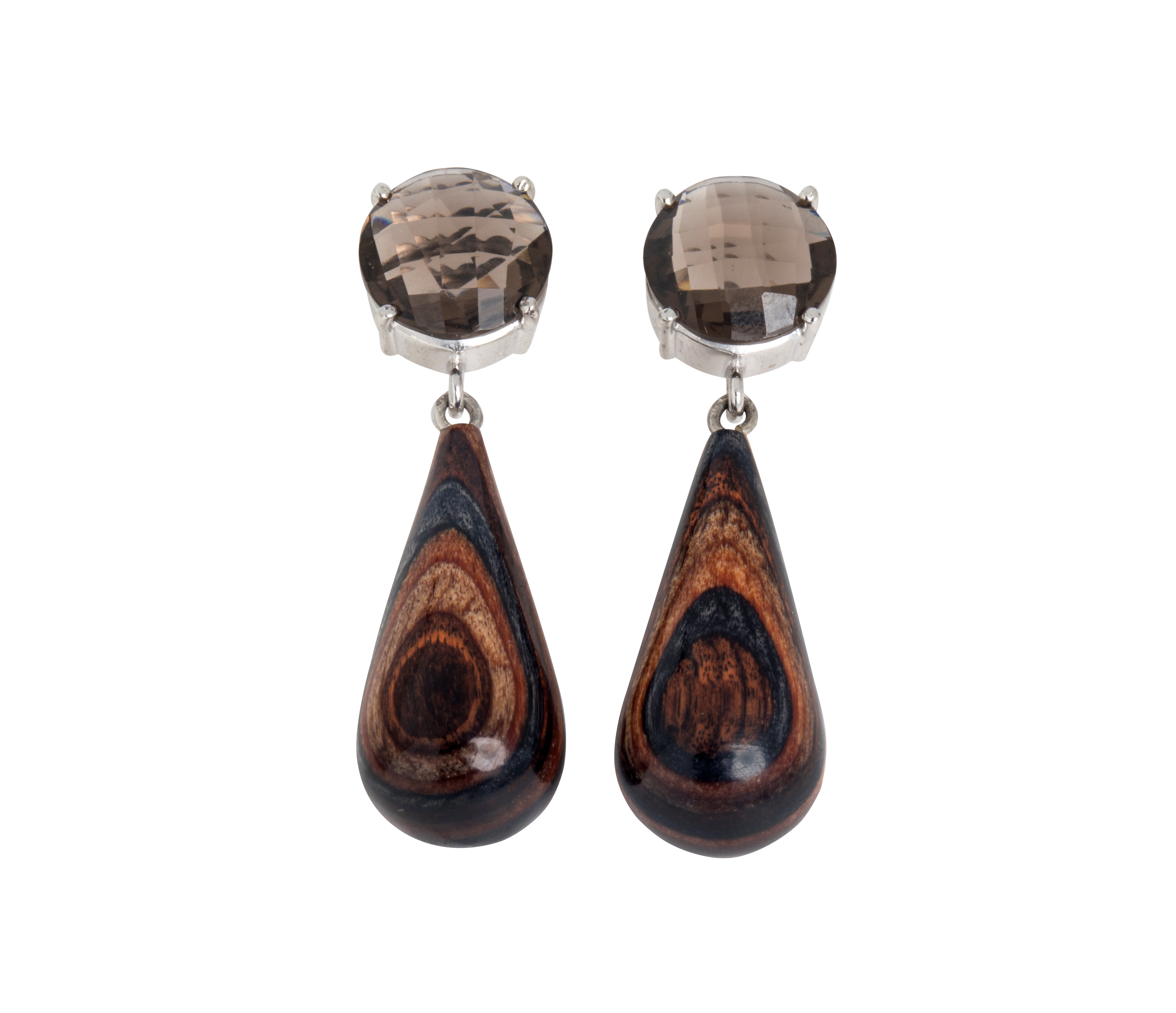 Zing Ohrring/Earring - Rosewood von TEEKRI 