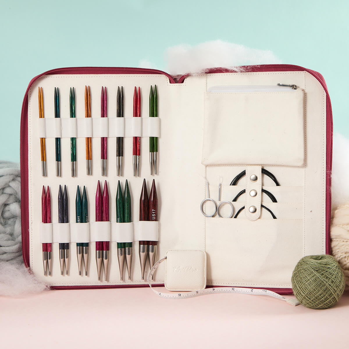 Nadelspitzen Set Dreamz Holz 3,00 - 12,0 mm Grande 13 cm von knit pro Nadelspitzen Set Dreamz Holz 3,00 - 12,0 mm Grande 13 cm von knit pro