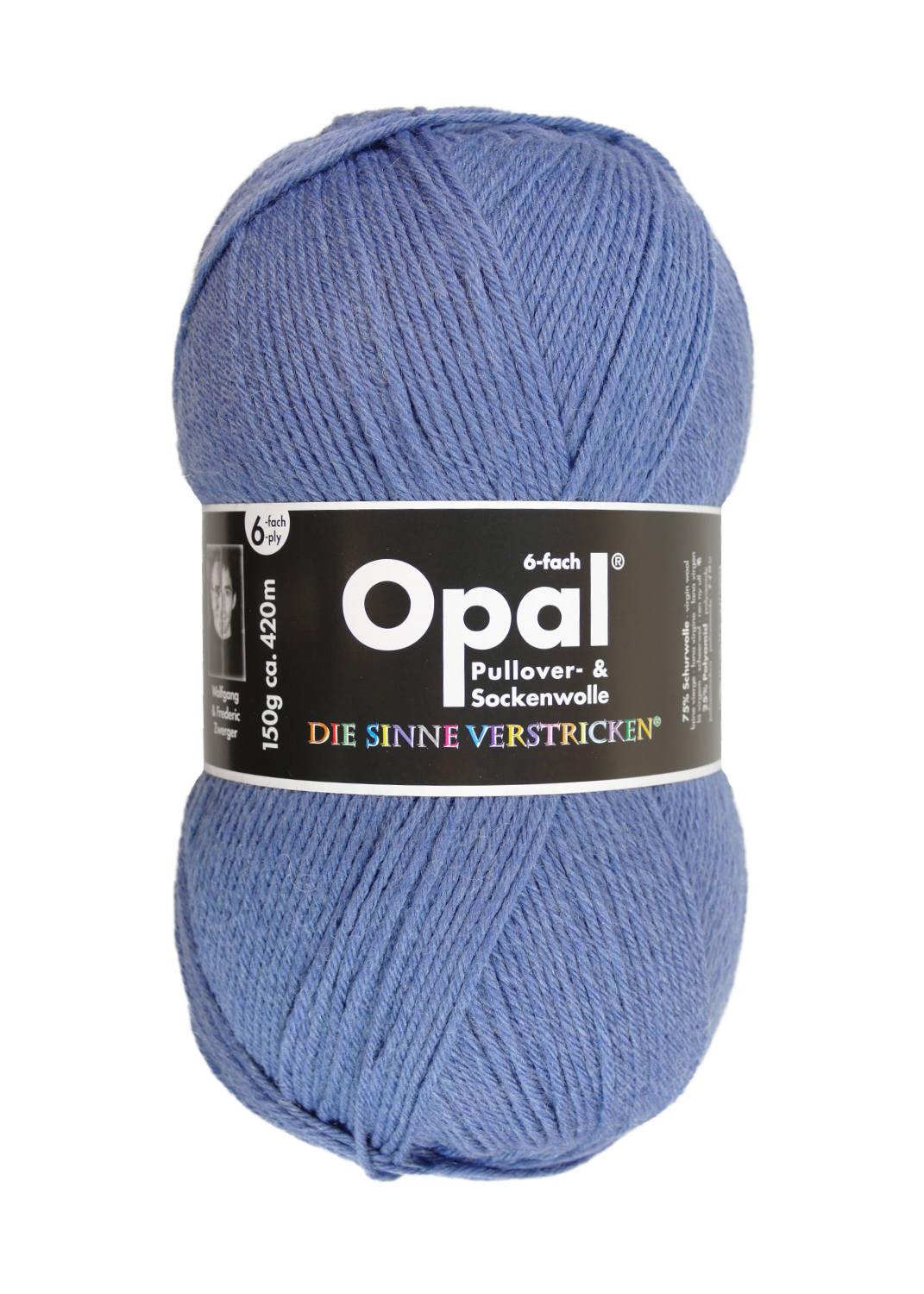 OPAL Uni - 6-fach Sockenwolle 5307 - jeansblau