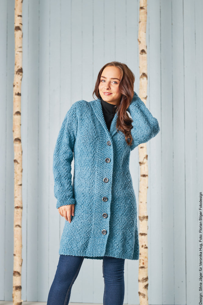 Jacke Kuschel - Wunder  | Wollpaket mit SHEEP  | Stricken | Veronika Hug, Woolly Hugs, Christophorus Verlag