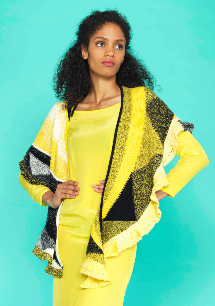 Tuch "Luna" | Anleitungsheft | Wolle Zauberperlen®  | Stricken | Unjung Yun