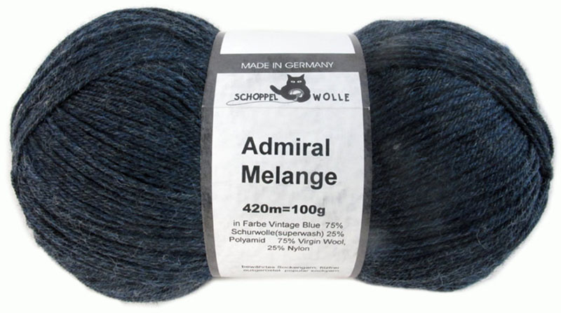Admiral von Schoppel 4488 - Melange - Vintage Blue