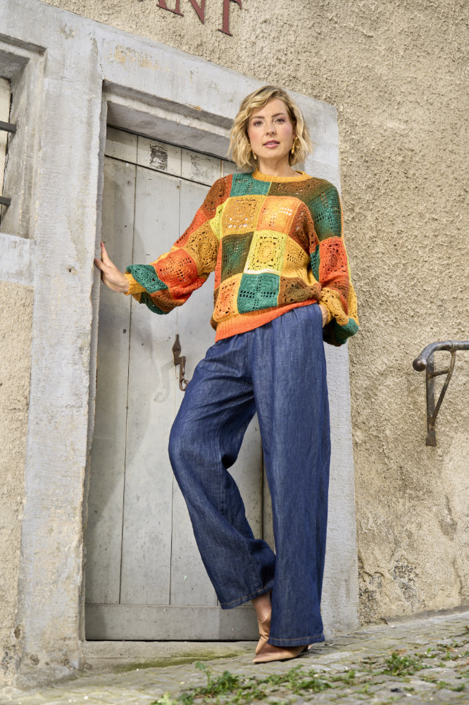 Sweater Grannys | Anleitungsheft | Wolle 1-2-3 Ideen  | Häkeln | Pro Lana, Silvia Jäger, Andel Konrad