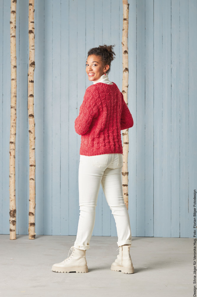 Pulli Kuschel - Wunder  | Wollpaket mit SHEEP  | Stricken | Veronika Hug, Woolly Hugs, Christophorus Verlag