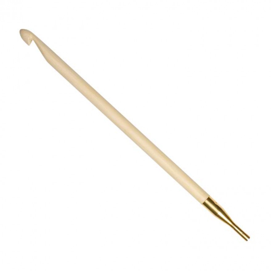 Tunesische Häkelnadel Bamboo addiClick 16 cm | 10,00 mm