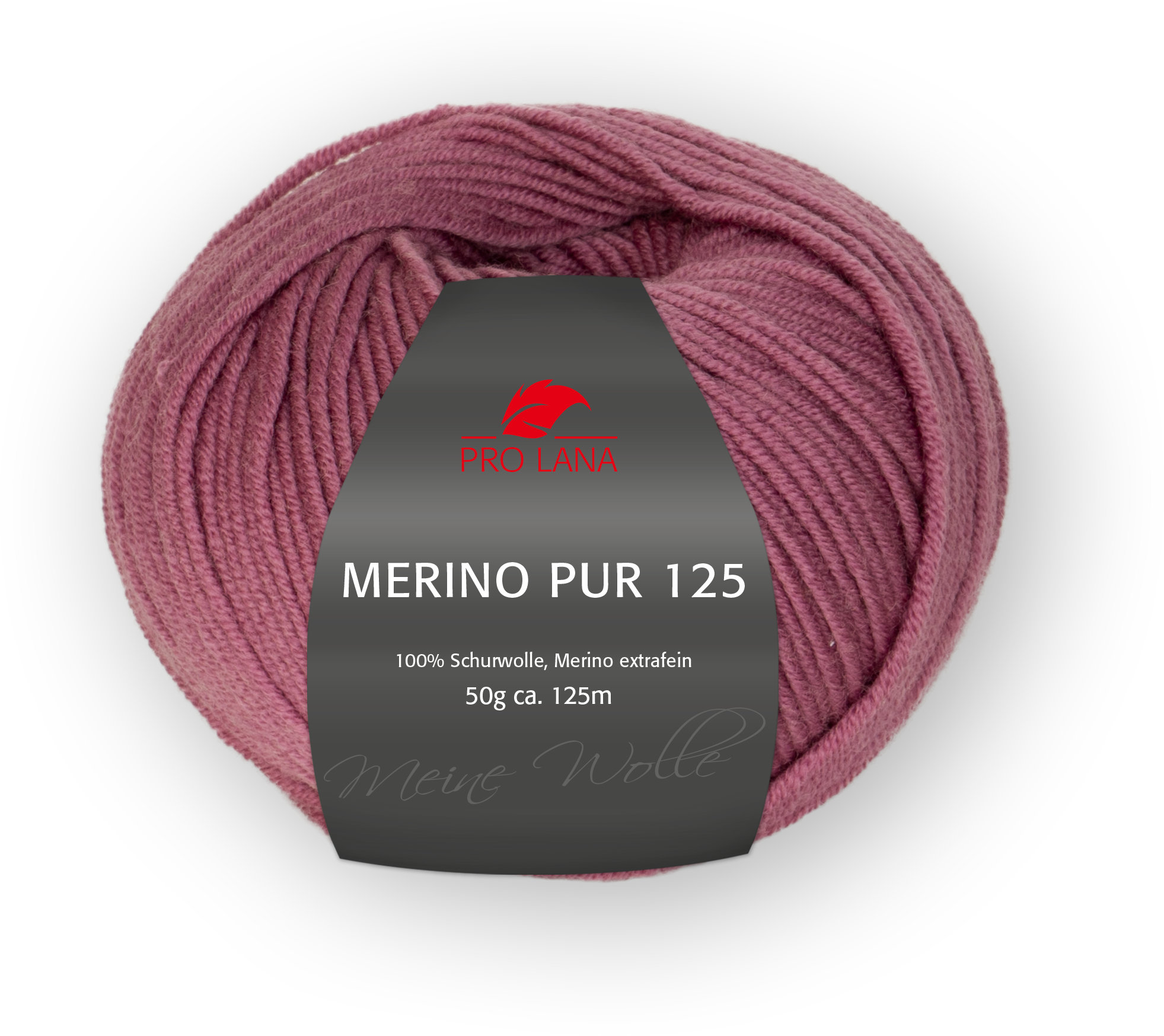 Merino Pur 125 von Pro Lana 0044 - dunkles rosa