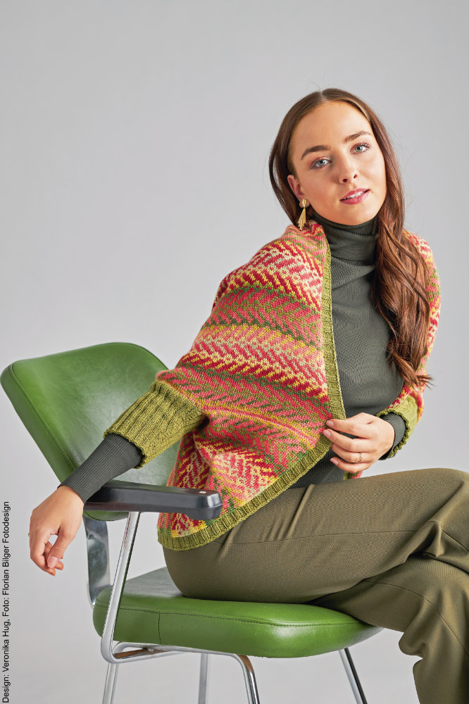 Seelenwärmer Grätenmuster  | Wollpaket mit Year Socks  | Stricken | Veronika Hug, Woolly Hugs, Christophorus Verlag