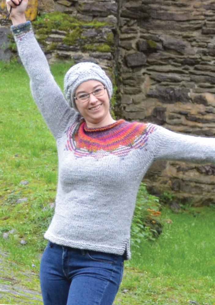 Pullover Rauten-Illusion | Einzelanleitung | Wollpaket mit Fano Linie 359  | Stricken | Claudine