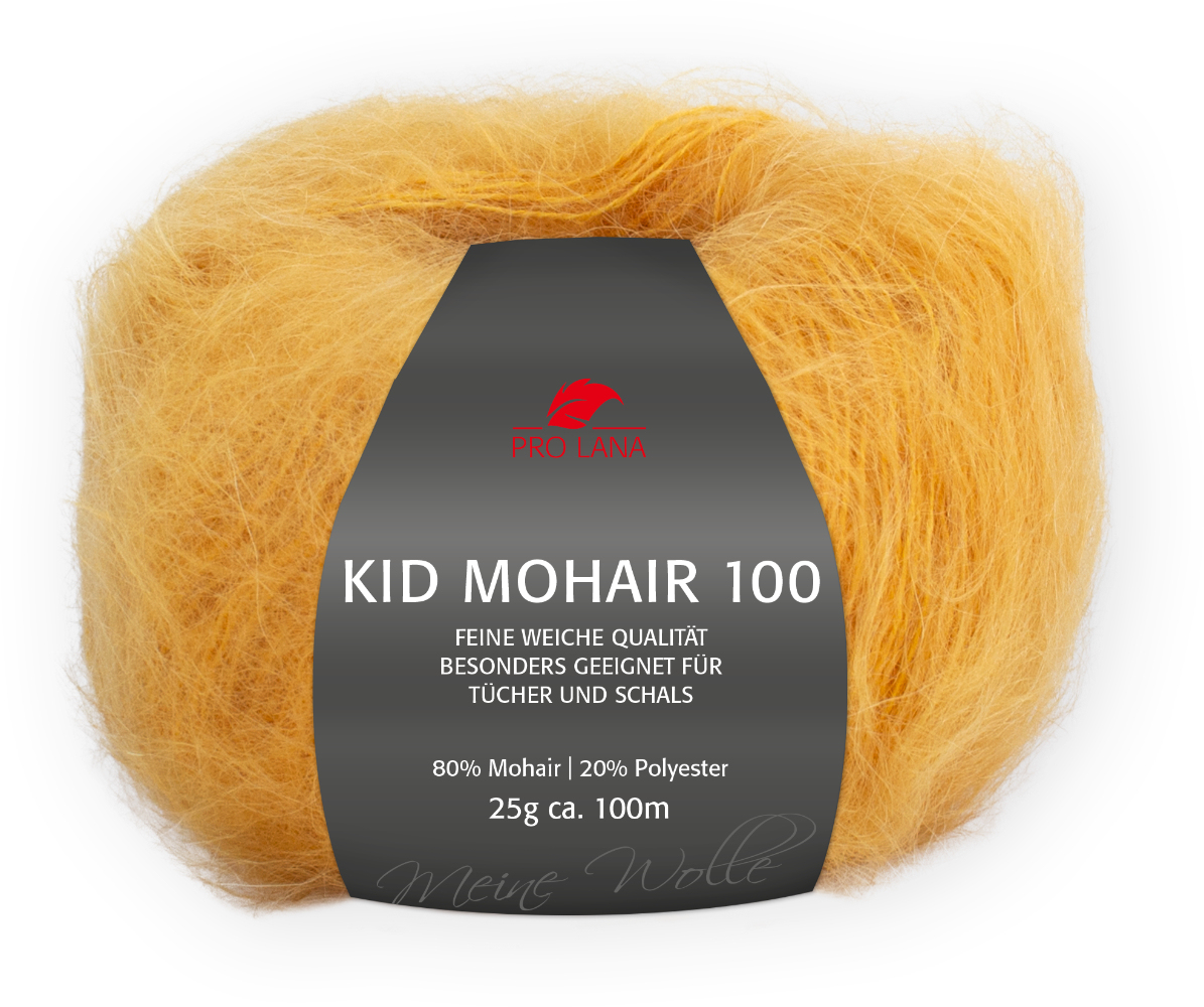 Kid Mohair 100 von Pro Lana 0022 - gold