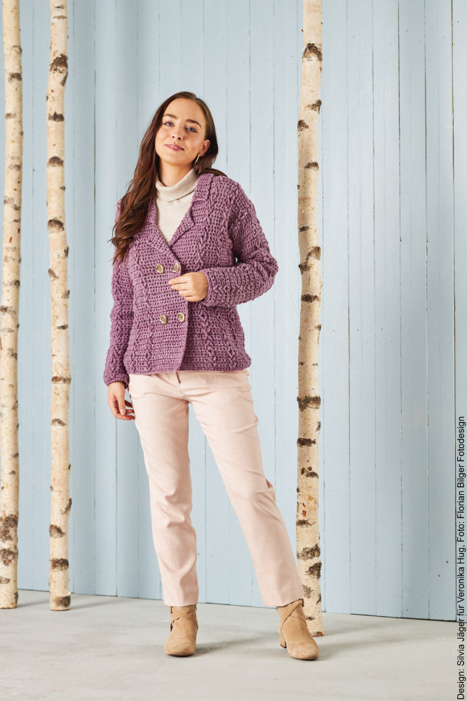Häkeljacke Basic - Linie  | Wollpaket mit SHEEP  | Häkeln | Veronika Hug, Woolly Hugs, Christophorus Verlag