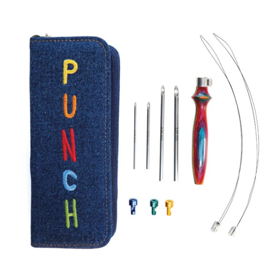 Punch Needle Set Vibrant Kit, 4 Nadeln