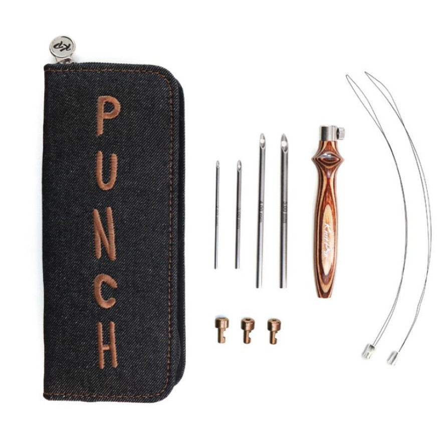 Punch Needle Set Earthy Kit, 4 Nadeln
