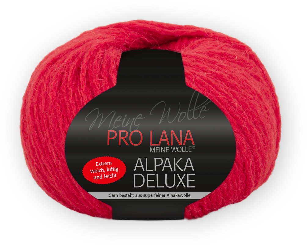 Alpaka deluxe von Pro Lana 0031 - kirsche