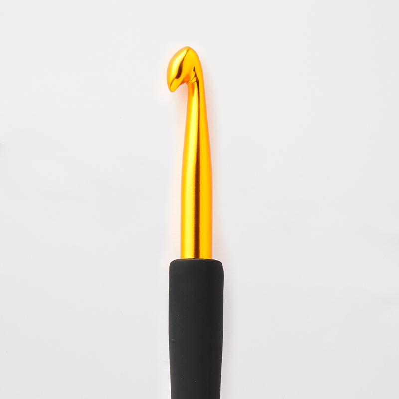 Häkelnadel Alu mit Softgriff von knit pro Gold 10,00 mm Häkelnadel Alu mit Softgriff von knit pro Gold 10,00 mm