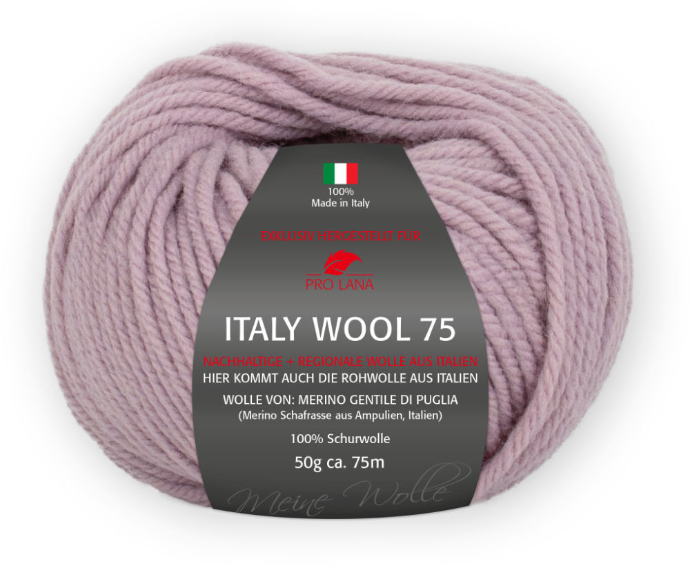 Italy Wool 75 von Pro Lana 0242 - flieder