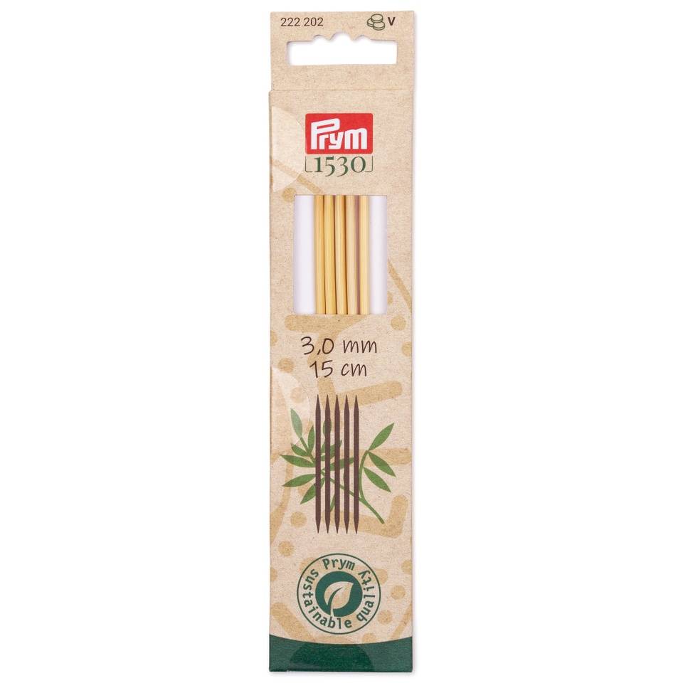 Nadelspiel Bambus von Prym 1530 20 cm 10,00 mm