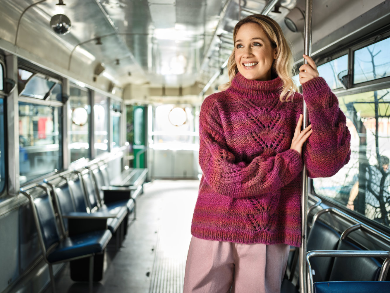 Sweater Chunky Ajour  | Wollpaket mit Smooth  | Stricken | Pro Lana