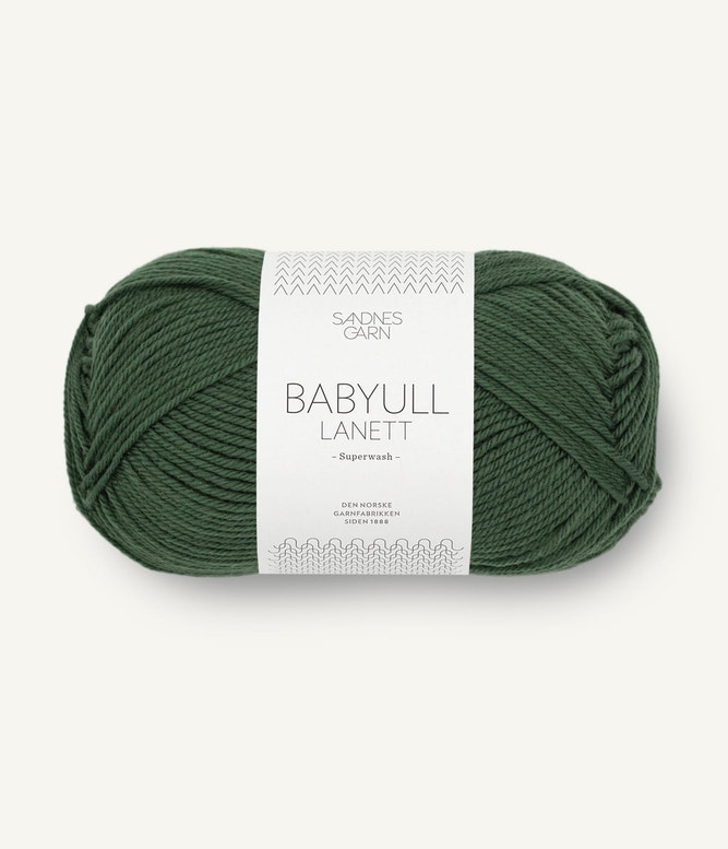 Babyull Lanett von Sandnes Garn 8082 - skoggrønn